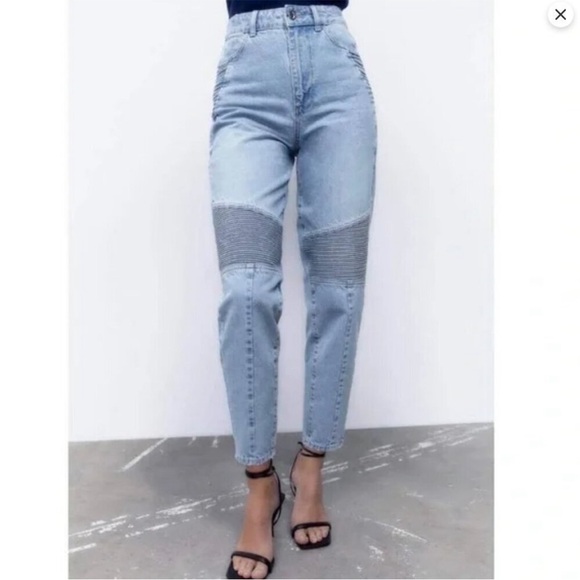 Zara Denim - Zara Mom Fit NWT light wash size 4